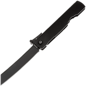 DGRHGBKBW Couteau DAGGERR Higonokami Lame Acier VG-10 Blk Manche Acier Black Framelock - Livraison Gratuite