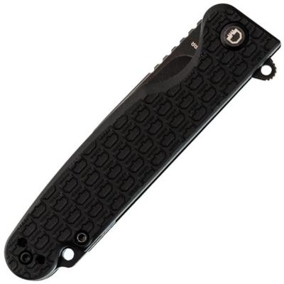 DGRLPMBKBW Daggerr Leprechaun – Couteau Pliant Liner Lock | Lame Drop Point 8Cr14MoV Blk | Manche FRN Black - Livraison Gratuite