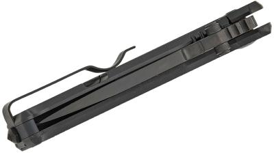 DPXHSF305 Couteau DPx Gear HEST/F 3.0 Triple Black - Lame Drop Point Acier Sleipner - Manche G10 et Titane - Frame Lock - Italy - Livraison Gratuite