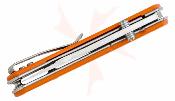 EKC220SOR – Couteau Eikonic Fairwind Linerlock – Lame acier D2 satin drop Manche G10 Orange – Livraison Gratuite