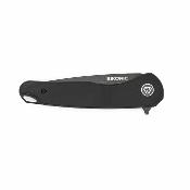 EKC440BB – Eikonic Dromas Flipper – Couteau pliant Lame Drop Point Acier D2 black – Manche G10 Black – Livraison Gratuite