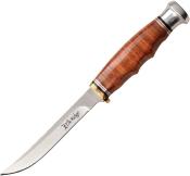 ER20030LBR Couteau de Chasse Elk Ridge Outskirt Skinner Lame Acier 8Cr13MoV Etui Cuir - Livraison Gratuite