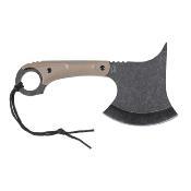 ER2AXEBN Couteau Elk Ridge Hache Lame Acier 3Cr13MoV Manche Fibre Nylon Marron Etui Nylon - Livraison Gratuite