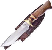 FCW692WW Poignard Frost Cutlery Forest Guardian Walnut Lame Acier Inox Etui Cuir - Livraison Gratuite