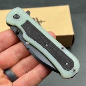 G1066479 Couteau Gerber Confidant | Lame Drop Point Acier Inox Black Oxide | Manche Jade G10 & Bamboo Linerlock - Livraison Gratuite