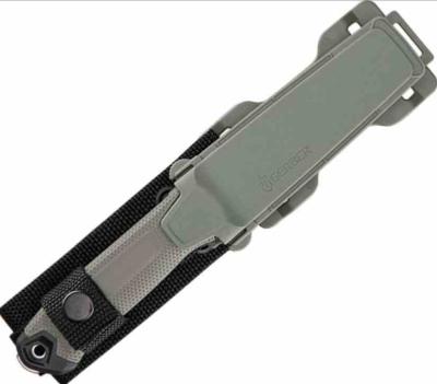 G1069219 Gerber StrongArm Camp | Couteau Lame Plain Edge Acier 420HC Satin | Manche Green Housse Polymer - Livraison Gratuite