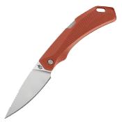 G1077129 GERBER Forefront Hunt Couteau Lame Acier 420HC Drop Point Manche GFN Orange Lock-back USA - Livraison Gratuite