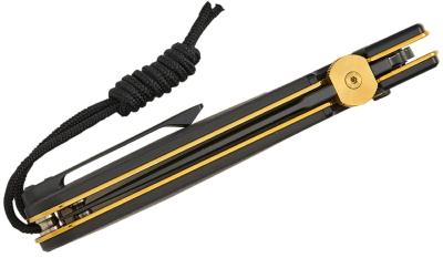J1951GBCF1 CJRB Locust  – Couteau Pliant EDC Button Lock | Lame Spear Point S90V DLC | Manche Titane/FC - Livraison Gratuite
