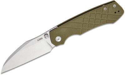 J1962GN Couteau CJRB Kestrel Lame Acier AR-RPM9 Manche G10 Green Linerlock - Livraison Gratuite