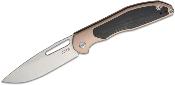 J1963BK CJRB Cutlery Droma – Manche Alu Champagne & G10 lame Drop Point AR-RPM9 SW - Livraison Gratuite