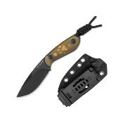 KI1081A1 Couteau Kizer Cutlery BUDDY Lame Drop Point Nitro-V Manche PEI Yellow Etui Kydex - Livraison Gratuite