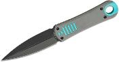 KI1083A3 Dague Kizer Hidden Agenda Lame AEB-L Double Tranchant Manche G10 Housse Kydex - Livraison Gratuite