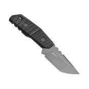 KI1086A2 Kizer Quartz – Couteau Fixe Compact | Lame Acier AEB-L Satin | Manche G10 Noir | Étui Kydex  - Livraison Gratuite