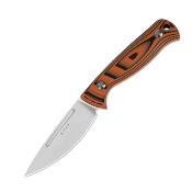 KI1098A1 Couteau Kizer Evenki 2 1097A1 - Lame Drop Point Acier AEB-L - Manche G10 Orange - Housse Kydex - Livraison Gratuite