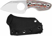 KI1114A3 Couteau Kizer Nightjar | Lame Acier AUS-10 Satin | Manche Micarta Vortex Multi-Color | Housse Kydex - Livraison Gratuite
