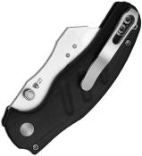 KIV348829JSA3 Couteau KIZER C01C Uti 1 Lame Acier 5Cr15MoV Satin Manche G10 Noir Button Lock - Livraison Gratuite