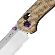 KIV3693A2 Couteau Kizer Madrac Tan Clutch Lock Lame Acier Nitro-V - Livraison Gratuite