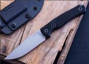 KS1089 Kershaw Pack Mule | Couteau Fixe Clip Point | Lame N690 Stonewash | Manche G10 Noir | Étui Kydex USA - Livraison Gratuite