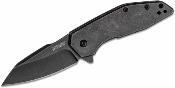 KS2065X Couteau Kershaw Gravel | Lame Reverse Tanto Acier 8Cr13MoV | Frame Lock & Manche Acier Black - Livraison Gratuite