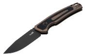 KS7106 Couteau Kershaw Launch 21 Automatique Lame Acier CPM-M4 Manche Alu FDE/G10 Button Lock Fabriqué aux USA - Livraison Gratuite