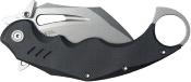 KUB261A Couteau Kubey Wrath Karambit Black G10 Lame Acier 14C28N IKBS - Livraison Gratuite 