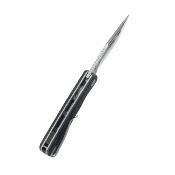 KUB397A Couteau Kubey Gurkha Drop Point Lame Acier 14C28N Manche G10 Noir Liner Lock - Livraison Gratuite