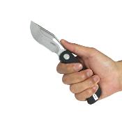 KUB397A Couteau Kubey Gurkha Drop Point Lame Acier 14C28N Manche G10 Noir Liner Lock - Livraison Gratuite
