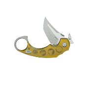 KUB439C Kubey Jaw Karambit Pliant – Lame Tanto – Acier 14C28N – Manche Ultem – Ball Bearing - Livraison Gratuite