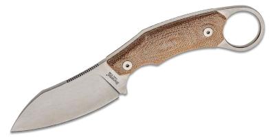 LSTH1CVN Karambit LionSteel H1 Natural Lame Acier M390 Etui Cuir Made Italy - Livraison Gratuite 