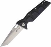 MAS420 Couteau Maserin Artiglio Made in Italy | Lame Tanto Acier D2 Stonewash | Liner Lock & Manche G10 Black - Livraison Gratuite