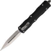 MCT22510 Couteau Microtech 225-10 Dirac AUTO OTF Black Double Edge Dagger Made USA - Livraison Gratuite