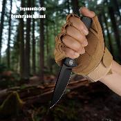 MGR811BK Miguron Knives Perism - Couteau Lame Drop Point Acier D2 Manche G10 Black Liner Lock - Livraison Gratuite