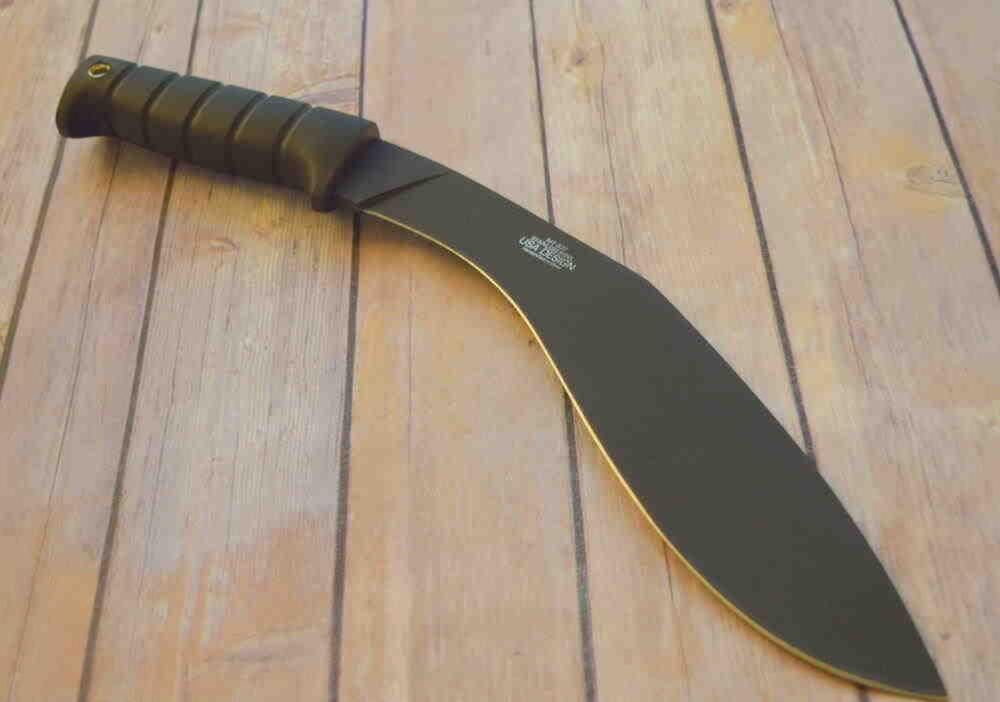 Couteau Kukri Gurkha Combat KUKKRI Mtech Bushcraft Machete Lame Acier ...