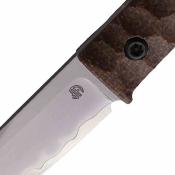 NMB2416MCT Couteau North Mountain CHOP MINI 2416-MCT | Lame Tanto Acier SLD-MAGIC | Manche Micarta sculpté | Étui Kydex - Livraison Gratuite