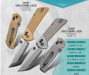 NMB2532TI North Mountain Blade - Couteau Chop Crossbar Lock Lame Acier SLD Magic Tanto Manche Titane - Livraison Gratuite