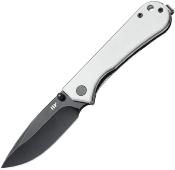 NUKS131007 Couteau NUKNIVES Kumpanter Lame Acier D2 Manche G10 White Liner Lock Ball Bearing - Livraison Gratuite