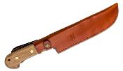 OH7055 Couteau Old Hickory Outdoor Machete Lame Acier Carbone 1075 Etui Cuir Made USA - Livraison Gratuite