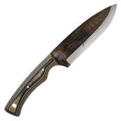 PTH301CAM Bowie Pathfinder PKS Mountaineer Micarta Lame Acier 1095 Made USA - Livraison Gratuite