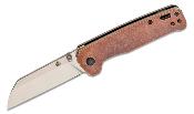 QS130K Couteau QSP Penguin Copper Black Lame D2 Manche Cuivre - Livraison Gratuite