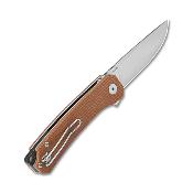 QS139A Couteau QSP Osprey Brown Lame Acier 14C28N IKBS - Livraison Gratuite