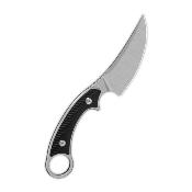QS166A1 Couteau QSP Viper Clip Point Lame Acier 10Cr15MoV Manche G10 Noir Housse Kydex - Livraison Gratuite