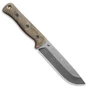 REKF611GCMBRLR Couteau Reiff Knives F6 Leuku Survival Lame Acier CPM-3V Etui Cuir Made USA - Livraison Gratuite