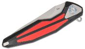 RKTULAYBR Couteau Rike Knife Tulay Black/Red Lame Acier 154CM IKBS - Livraison Gratuite