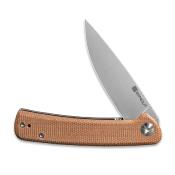 SA09D Couteau SENCUT Neches Brown Lame Acier 10Cr15CoMoV IKBS - Livraison Gratuite
