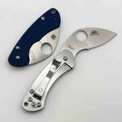 SC141GPCBL Spyderco Balance Sprint Run | Couteau Lame Acier CPM SPY27 | Manche G10 Cobalt Blue Frame Lock Made In Japan | Livraison Gratuite