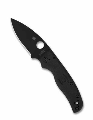SC229PBBK Couteau SPYDERCO Shaman Lightweight Lame Acier CTS-BD1N Blk Manche FRN Compression Lock USA - Livraison Gratuite