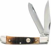 SCH1137134 Couteau Old Timer Generational 94OT Trapper | Made in USA | 2 Lames Acier 1095HC | Manche Os Chestnut | Livraison Gratuite