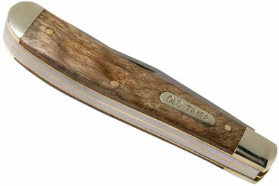 SCH94OTW Couteau Schrade Old Timer Trapper | Double Lame Acier Inox Satin | Manche Ironwood | Traditionnel | Livraison Gratuite
