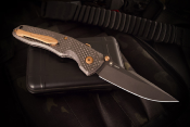 SFBL14BKCF Couteau Spartan Blades Soter Lame Acier S35VN Manche Carbone G10 Racelock - Livraison Gratuite