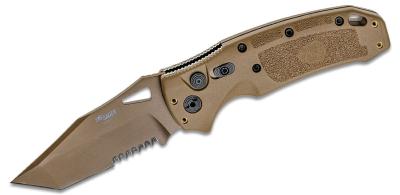 SIG36323 Couteau Automatique SIG Sauer K320A M17 Automatic Lame Acier S30V Coyote Tan Tanto Combo USA - Livraison Gratuite